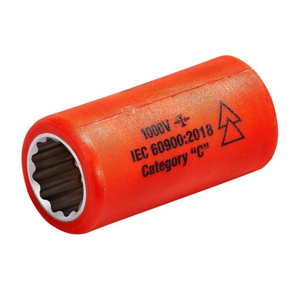 Itl Insulated Insulated Socket, 3/8in Drive - Multi Colour - 