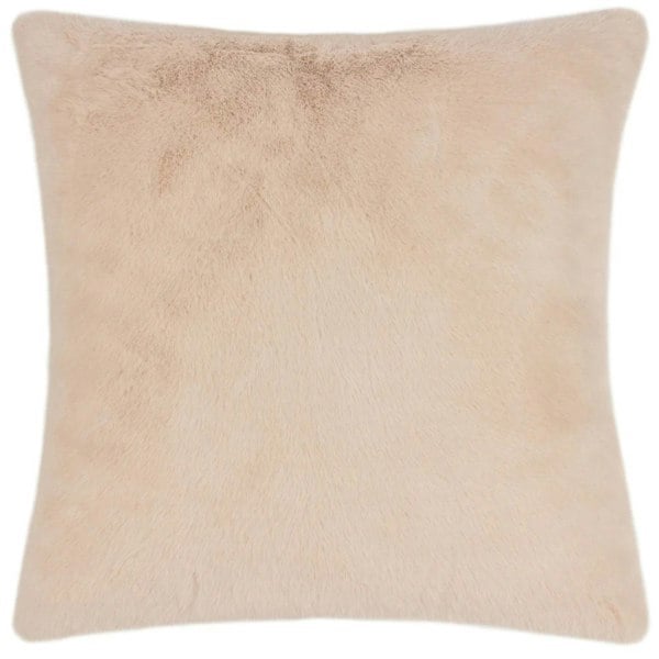 Paoletti Stanza Faux Fur Cushion Cover - Brulee