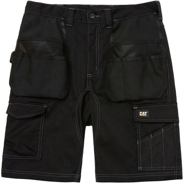 Caterpillar Mens Essential Stretch Holster Pocket Shorts - Black
