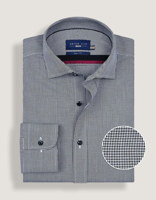 Men's Black And White Checkered Shirt