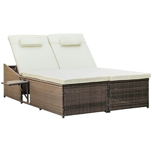 Rattan Double Lounge