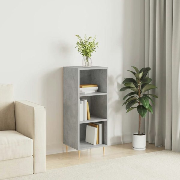 Berkfield Sideboard Concrete Grey 34.5x32.5x90 cm Engineered Wood