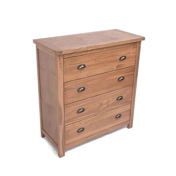 Cabinet Bits Padua 4 Drawer Chest of Drawers Brass Cup Handle