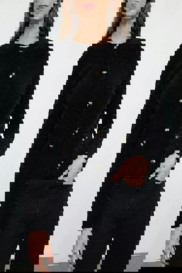 WOVCOR Knit Cardigan with Pocket Detail