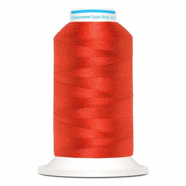 Gutermann Super Brite Polyester 40 Embroidery Thread 1000m Polyester Thread Suitable For Embroidery