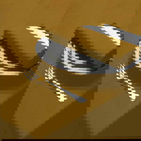 Belledorm Amalfi Round Table Cloth - Gold - 