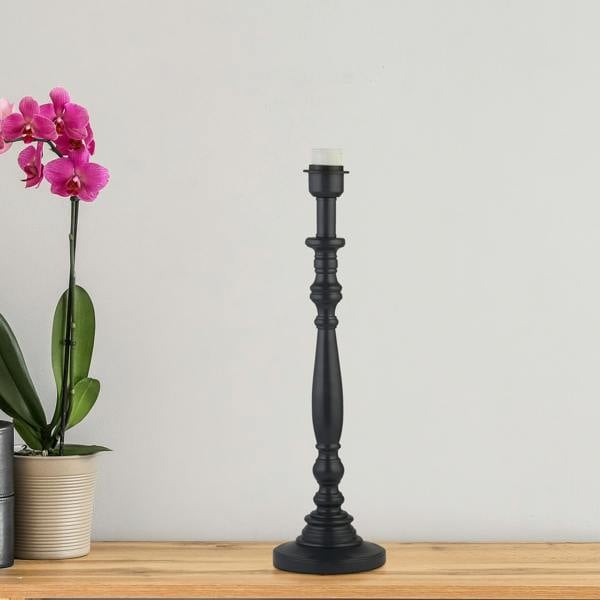 Grey Candle Stick Table Base