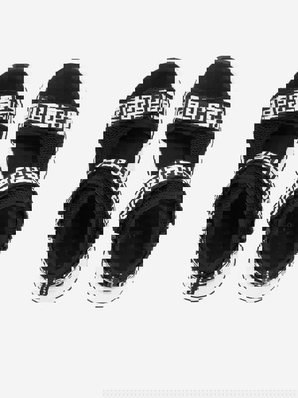 Versace Kids Greca Strap Sandals in Black