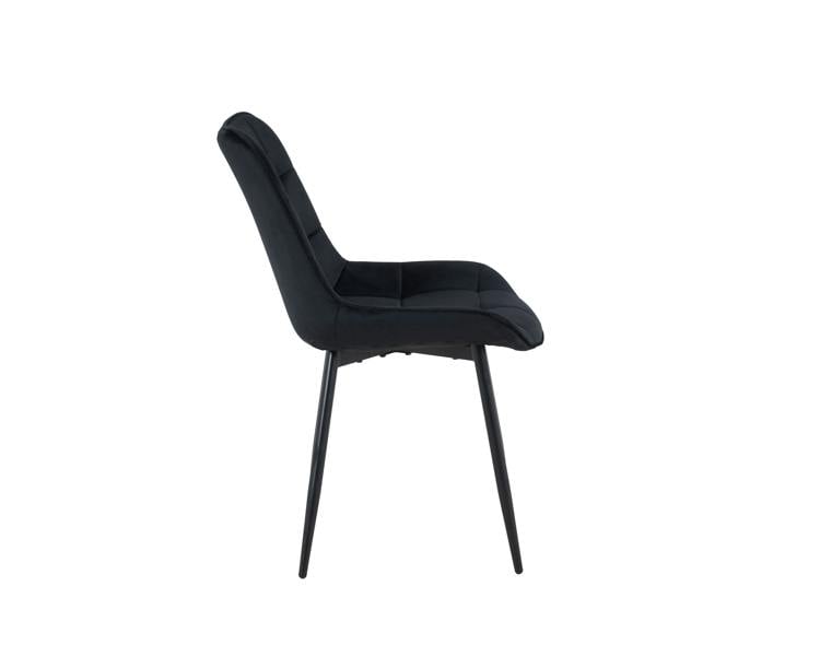 Outdoor Living Seattle Dining Table with 4 Erica Velvet Chairs