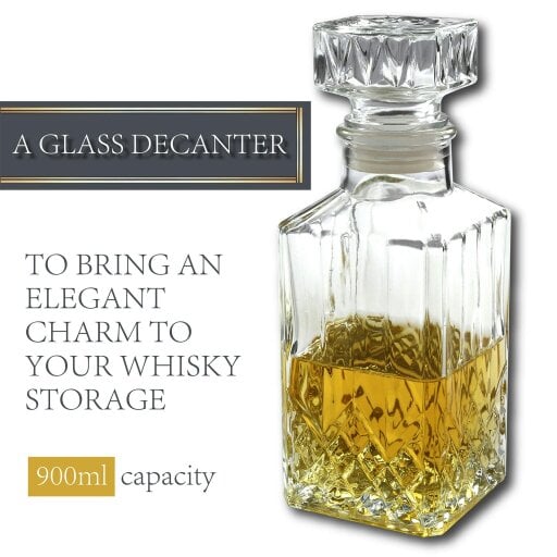 Kimm and Miller Classic Whisky Decanter Gift Set