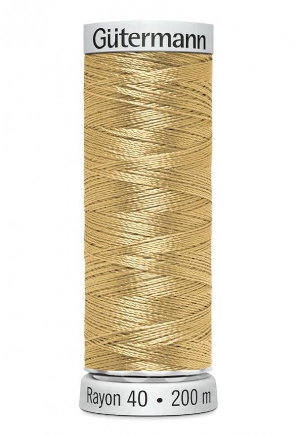 Gutermann No 40 Sulky Rayon Embroidery Thread 200m Rayon Thread Suitable For Embroidery