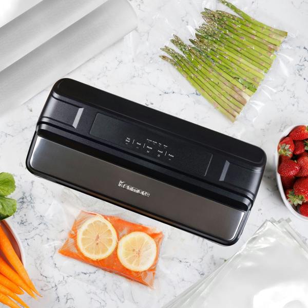 Kenmore 57 Pieces Vacuum Sealer Bag & Rolls Sous Vide Food Storage Heat-Seal Textured Bags