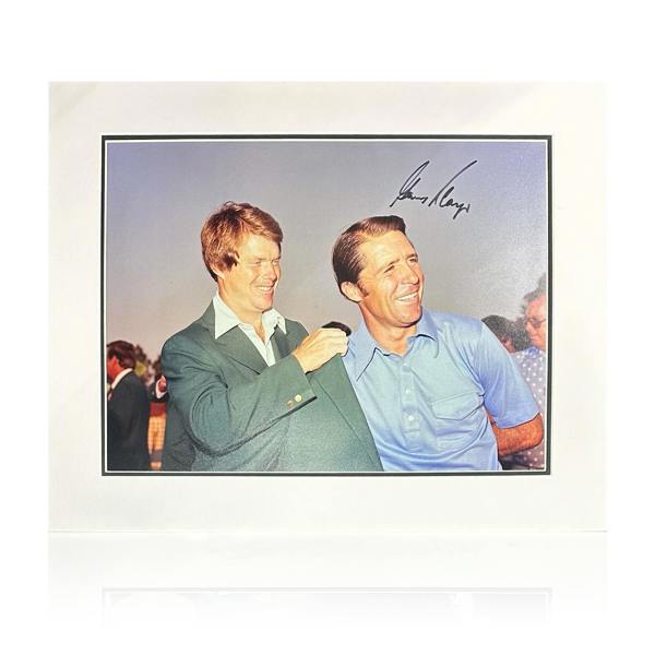 Gary Player Signed 16x12 Image Deluxe Mount