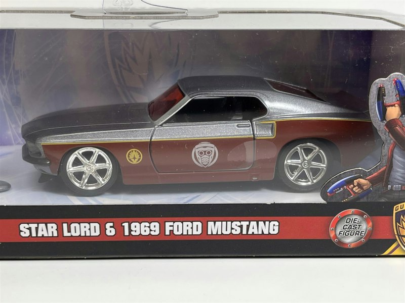 Jada Star Lord Guardians Of The Galaxy and 1919 Ford Mustang 1:32 Scale Jada 253223017 33077