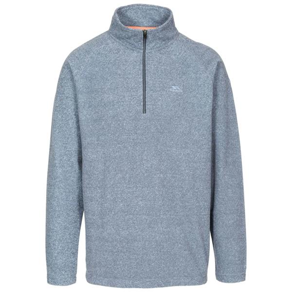 Trespass Mens Keynote Anti Pilling 1/4 Zip Fleece Top - Navy
