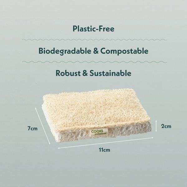 Cooks Professional Eco Sponge Scourers | Pack of 12
