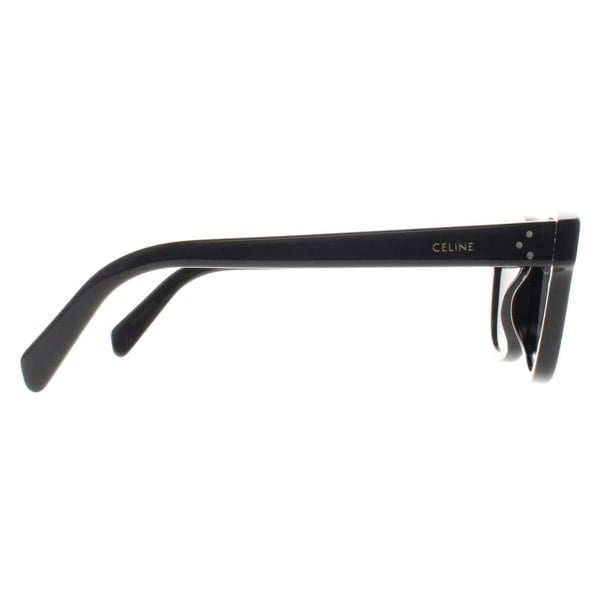 Celine Sunglasses Bold 3 Dots CL40233I 01A Shiny Black Smoke Grey