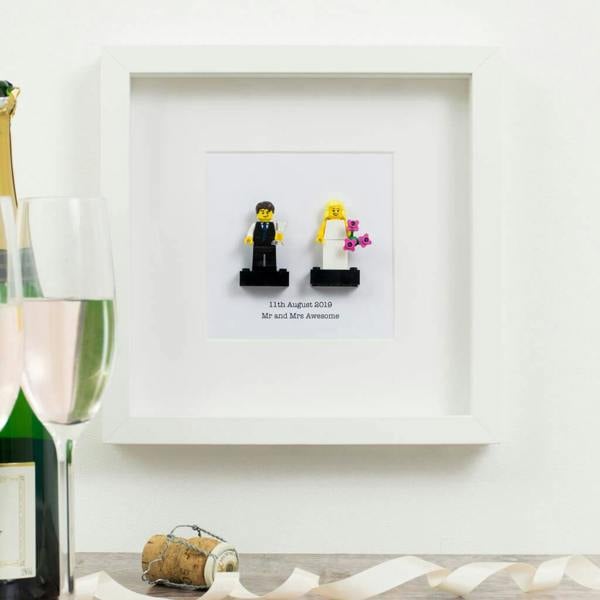 Framed Personalised Mini Figures - lifestyle shot