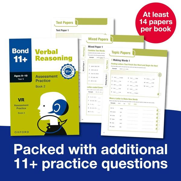 Bond Age 9-10 Bk 2 Assessment Papers Pack