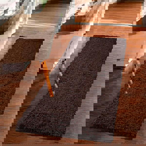 Smart Living Shaggy Rug - Brown
