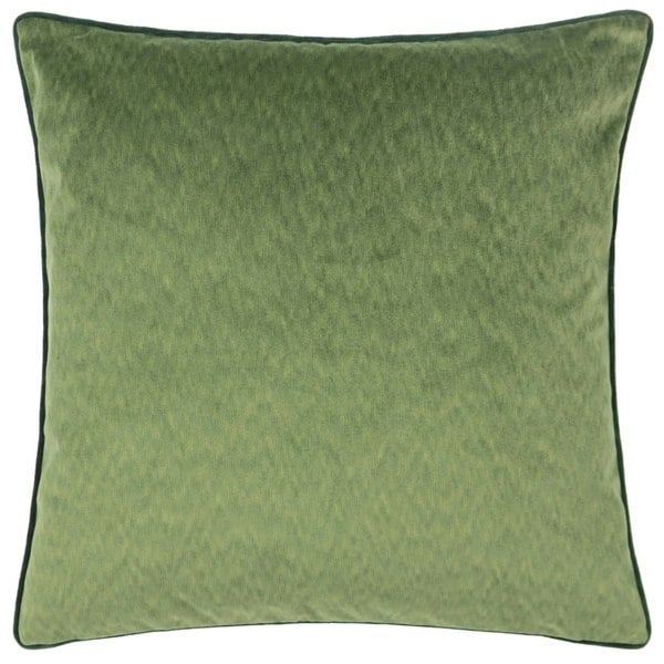 Paoletti Torto Velvet Rectangular Cushion Cover - Moss/Emerald