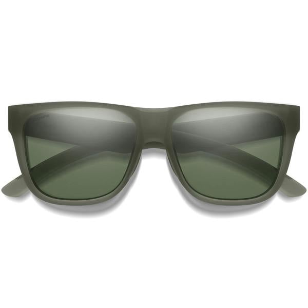 Smith Sunglasses Lowdown 2 B59 L7 Matte Moss Crystal ChromaPop Grey Green Polarized