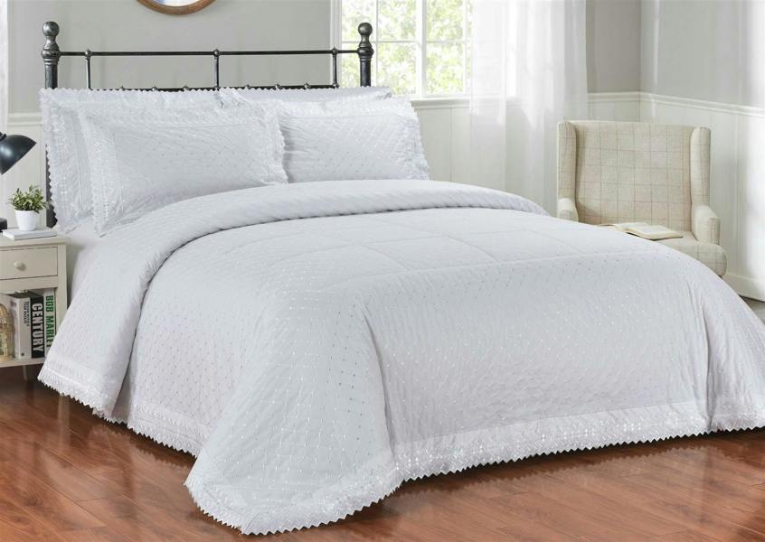 Richmond White Duvet Cover Set