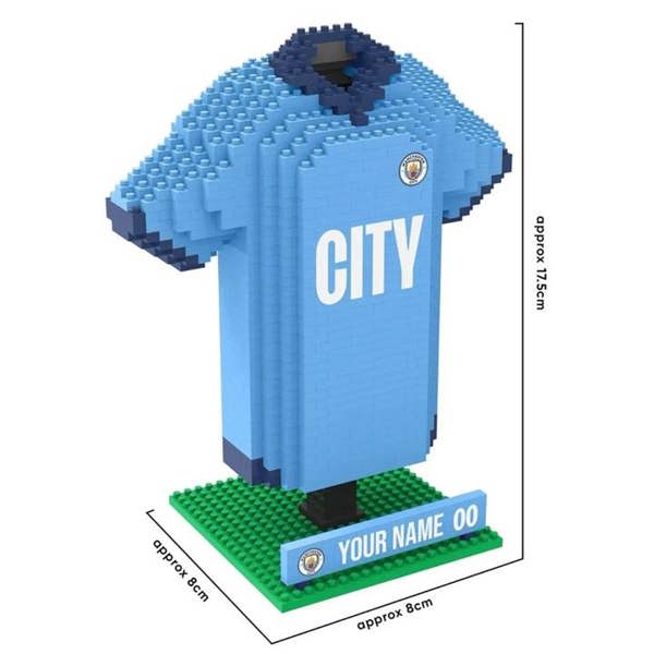 Manchester City FC BRXLZ Personalised Shirt, BRXLZ, Sports, Gift