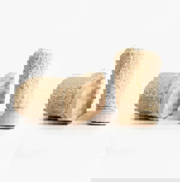 Jo & Joe TEDDY Womens Bootie Slippers Beige