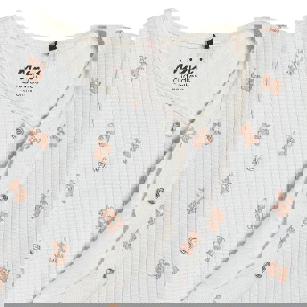 Mini Cuddles Baby Boy Teddy Print 2pc Set, Blue