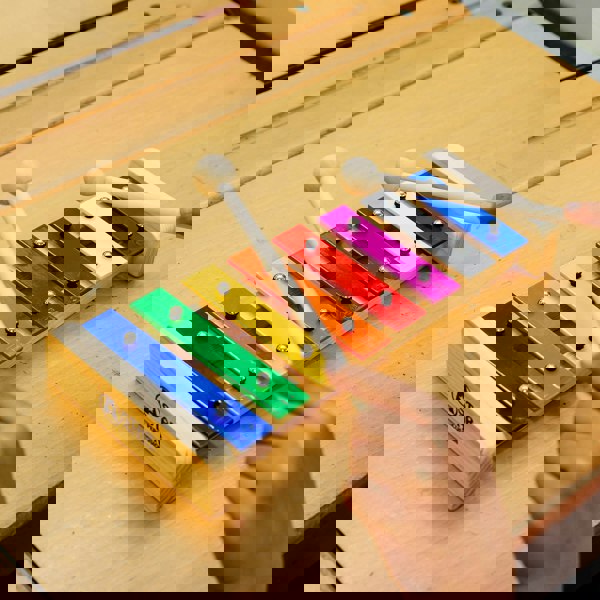 A-Star 8 Note Glockenspiel - Coloured Keys