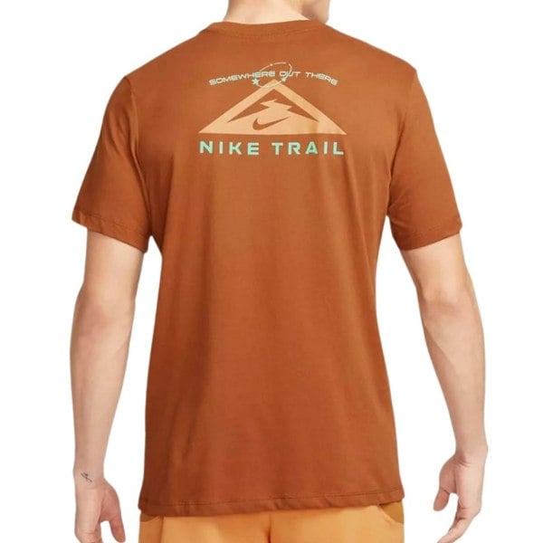 Nike Mountail Trail Logo Brown T-Shirt S