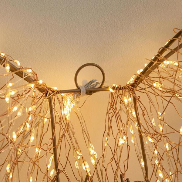Samuel Alexander 58cm Light up Christmas Galaxy Bow Light with 960 Warm White LEDs
