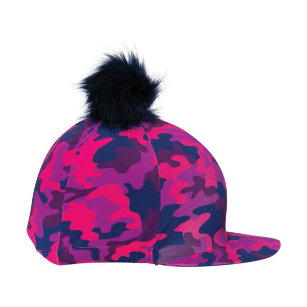 HyFASHION DynaForce Camouflage Hat Cover - Raspberry/Navy - 
