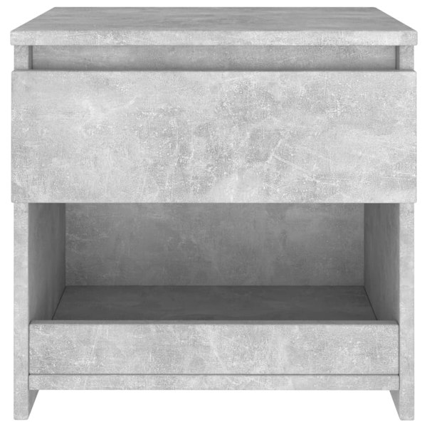 Berkfield Bedside Cabinets 2 pcs Concrete Grey 40x30x39 cm Engineered Wood