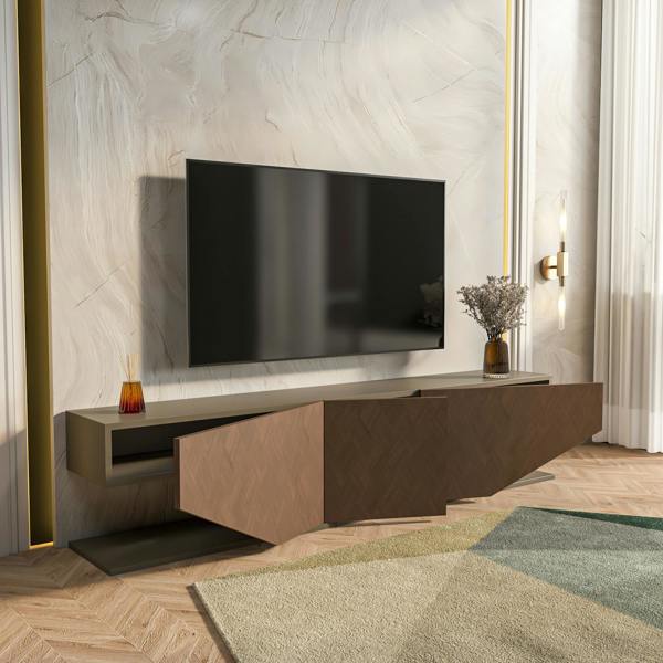Decorotika Incia Modern Tv Stand TV Unit TV Cabinet for TV's up to 78"