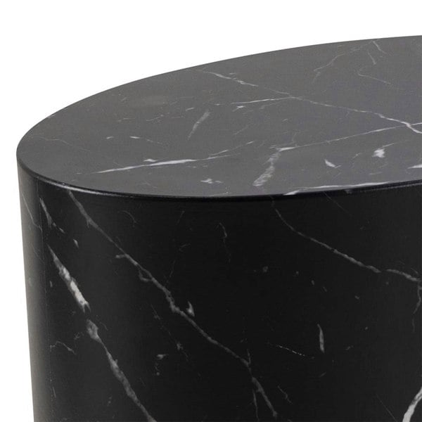 Furniture To Go Mice Oval Coffee Table Set in Black