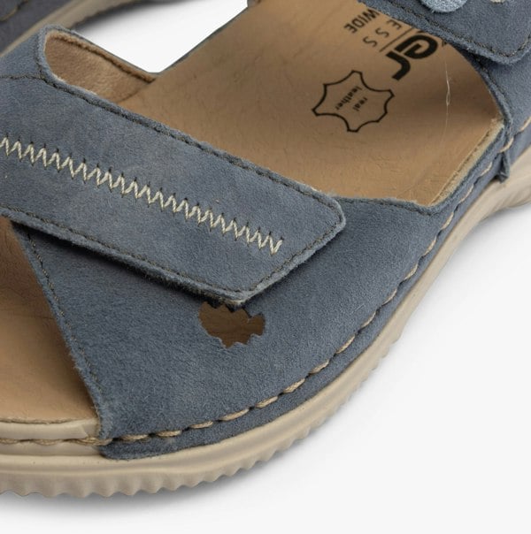 Rieker V7474-10 Womens Sandals - Blue