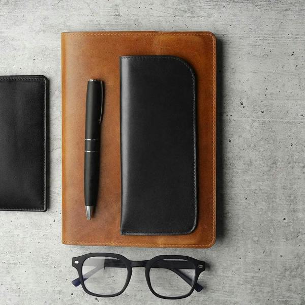 PRIMEHIDE Leather-Lined Glasses Pouch Beatrice Mayfair