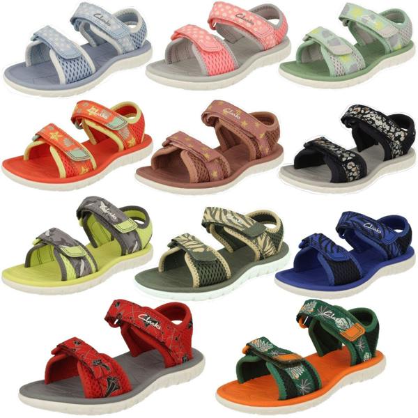 Clarks Childrens Clarks Casual Summer Sandals Surfing Tide
