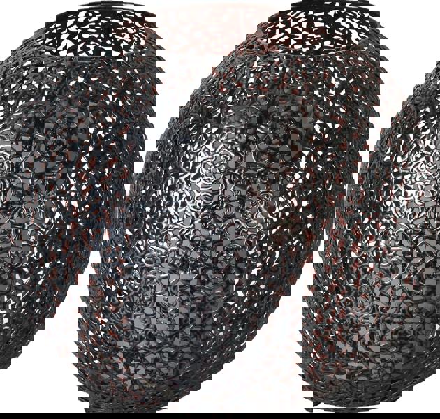 Luxform Coco Solar Metal Flame Effect Light