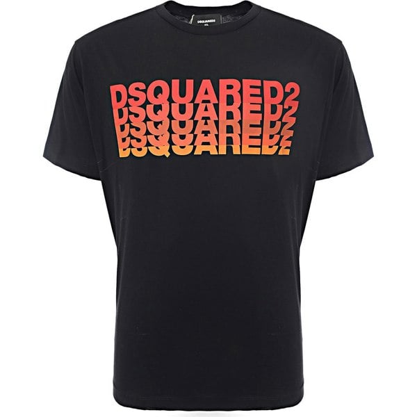 Dsquared2 Mens Short Sleeve T-Shirts In Black