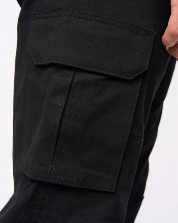 Crosshatch Pendles Cargo Pants Black