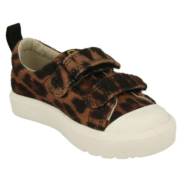 Clarks Childrens Boys Girls National Geographic Detailed Shoes City Geo T