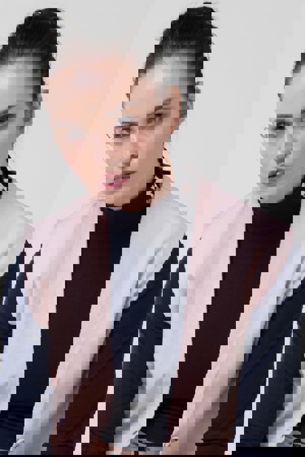 ENORSIA Womens Sleeveless Belted Coat