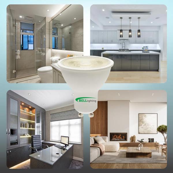 BELL Lighting GU10 Dimmable LED Spotlight 4.4W Energy Saving Light Bulb
