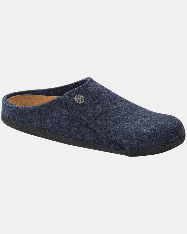 Birkenstock Zermatt Standard Wool Felt Unisex Clogs - Dark Blue