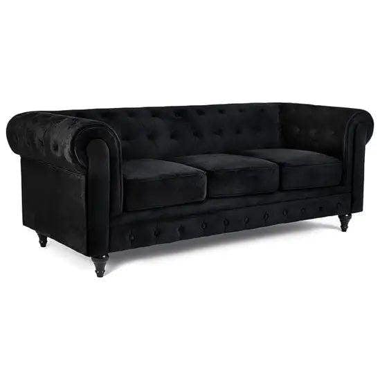 Snug Furniture Belmont Chesterfield 3+2 Velvet Sofa