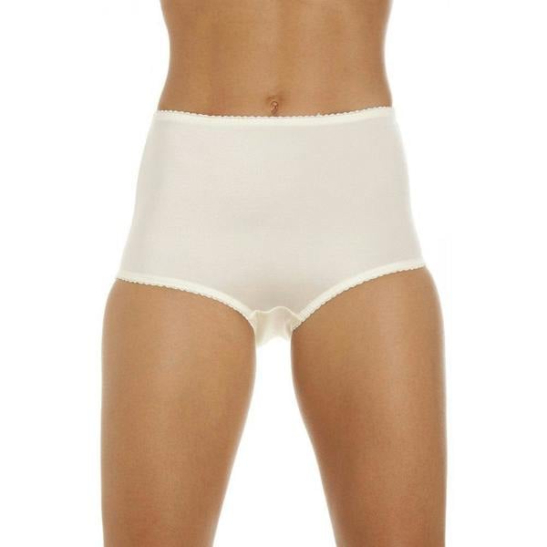 Womens Two Pack Smooth High Waist Beige Control Briefs