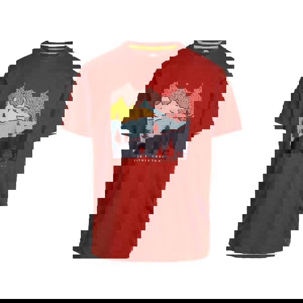 Trespass Mens Danub TP75 Round Neck T-Shirt - Salsa